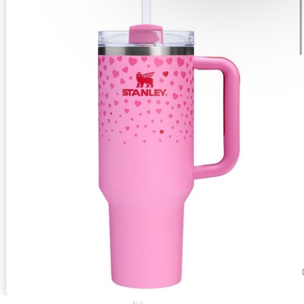 Stanley Pink Heart Tumbler